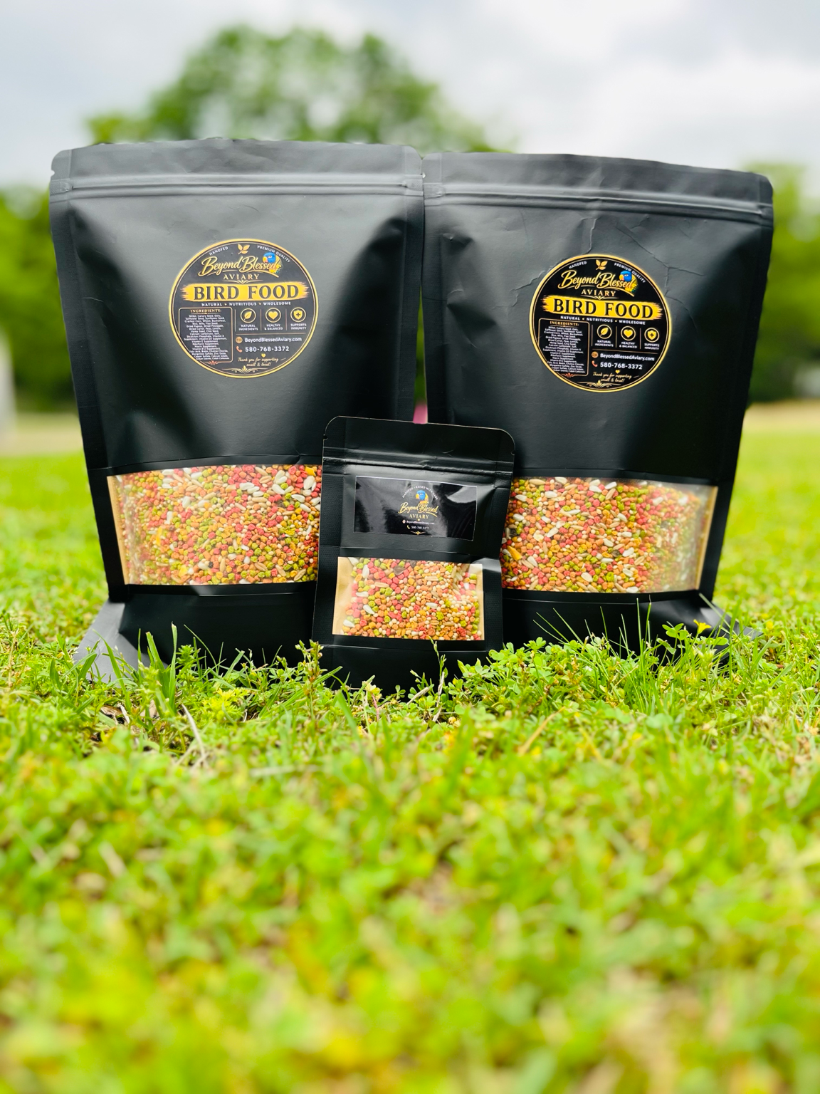 Beyond Blessed Aviary Custom Blend 3lb Bird Food